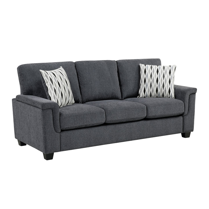 Chelsea 60" Dark Gray Sofa and Loveseat