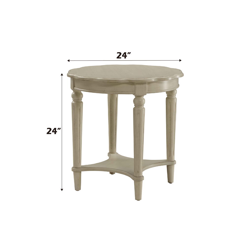 Fordon - End Table - Antique White