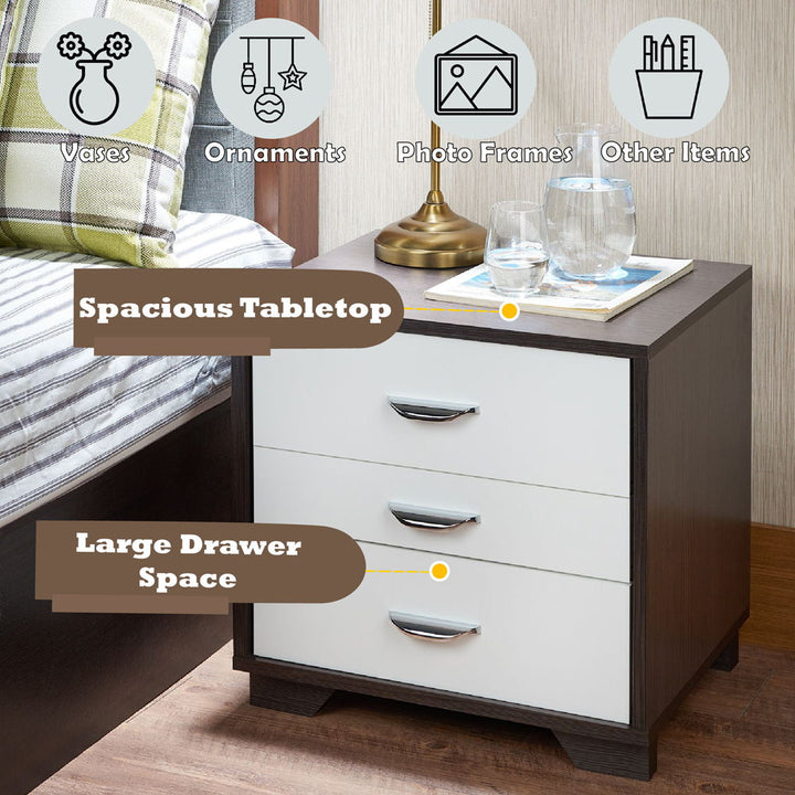 Eloy - Accent Table - White & Black