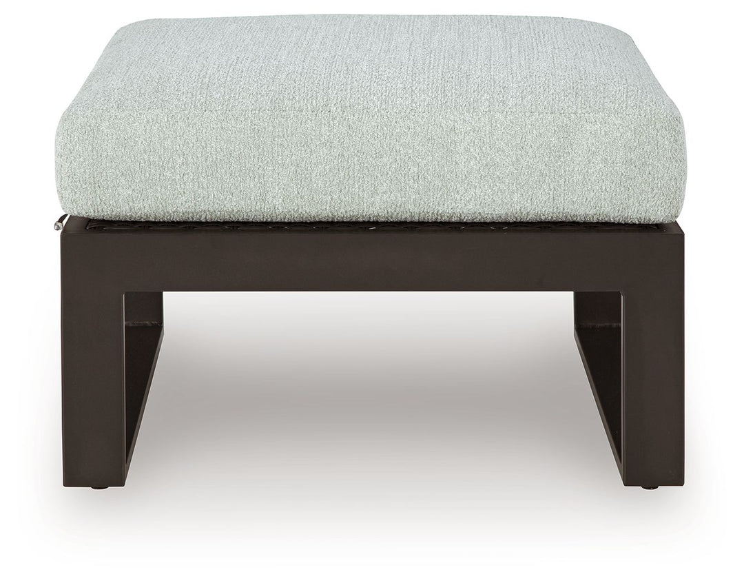 Beachloft - Ottoman With Cushion - Black / Gray