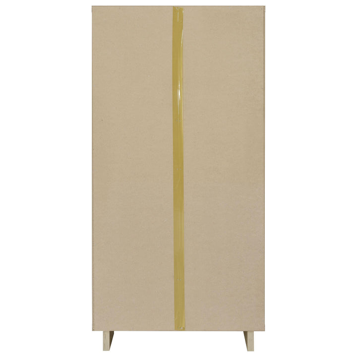 Coaster Furniture 980075 Dalton 65-inch 6-shelf Bookcase White and Distressed Pine