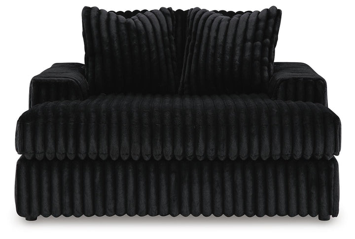 Midnight-Madness Oversized Chaise - Black (3)