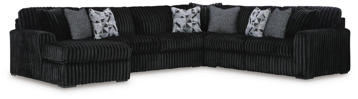 Midnight-Madness 6-Piece Sectional with Chaise - Onyx (2)