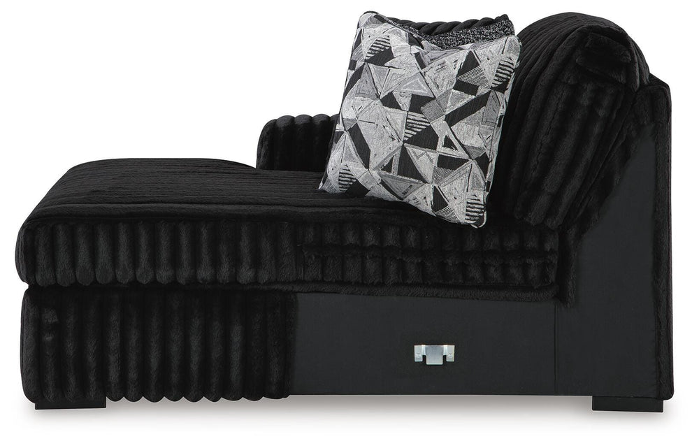 Midnight-Madness 3-Piece Sectional with Chaise - Onyx (6)