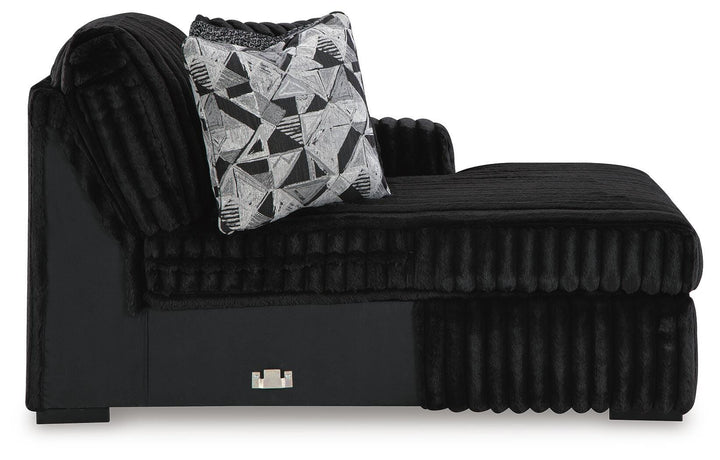 Midnight-Madness 2-Piece Sectional and Oversized Chaise - Onyx (10)