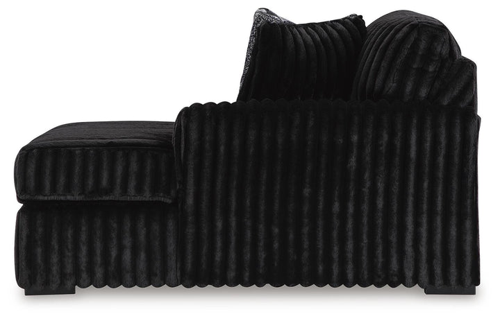 Midnight-Madness 2-Piece Sectional and Oversized Chaise - Onyx (8)