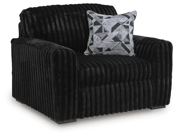 Midnight-Madness Oversized Chair - Black (1)