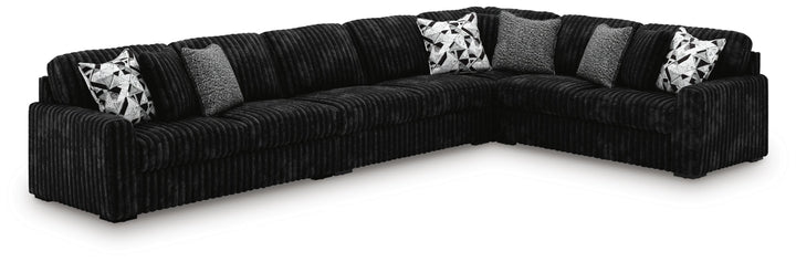 Midnight-Madness 4-Piece Sectional - Onyx (1)