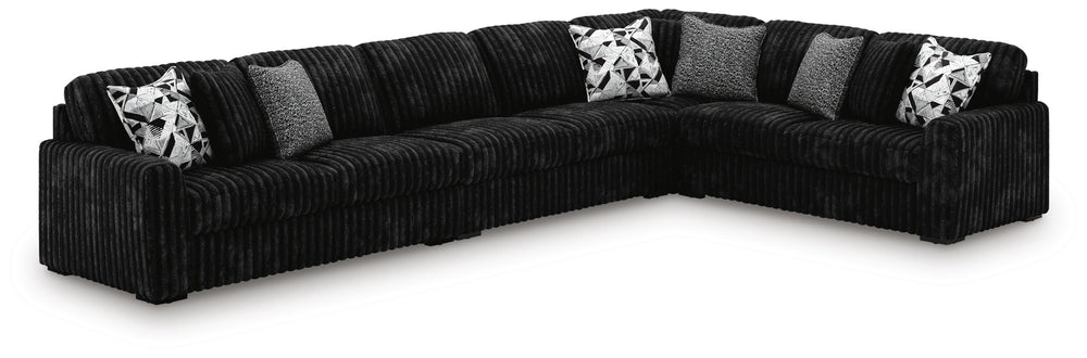 Midnight-Madness 4-Piece Sectional - Onyx (1)