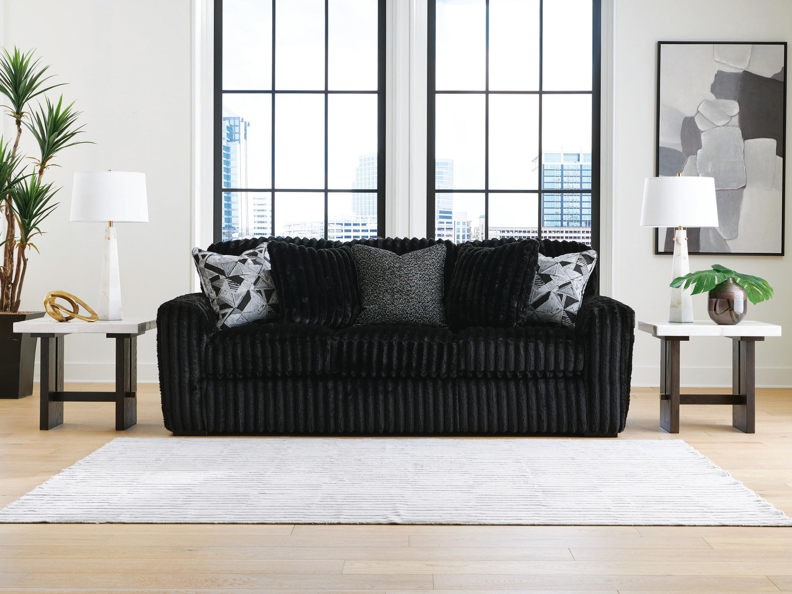 Midnight-Madness Sofa - Black (2)