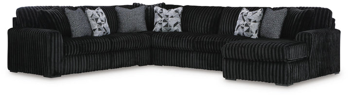 Midnight-Madness 6-Piece Sectional with Chaise - Onyx (2)