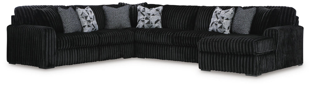 Midnight-Madness 6-Piece Sectional with Chaise - Onyx (2)