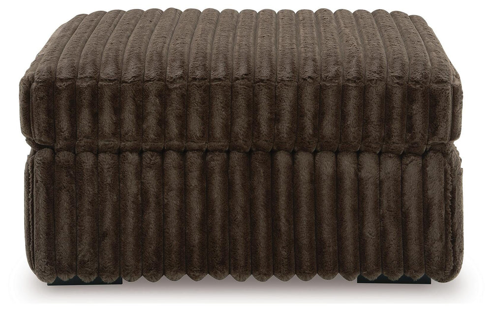 Midnight-Madness Oversized Accent Ottoman - Dark Brown (3)