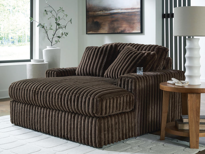 Midnight-Madness Oversized Chaise - Dark Brown (2)