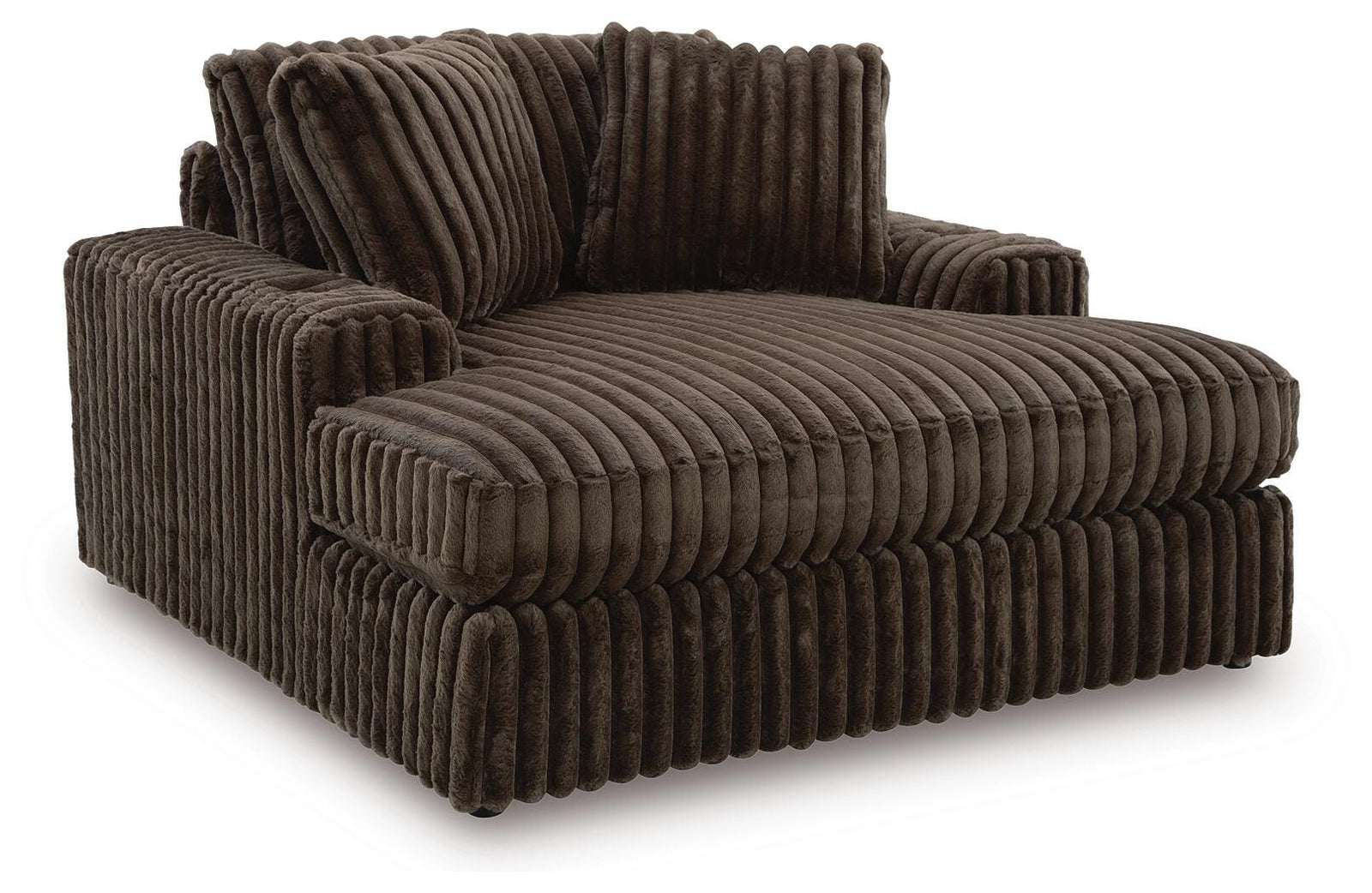 Midnight-Madness Oversized Chaise - Dark Brown (1)
