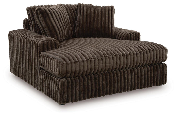 Midnight-Madness Oversized Chaise - Dark Brown (1)