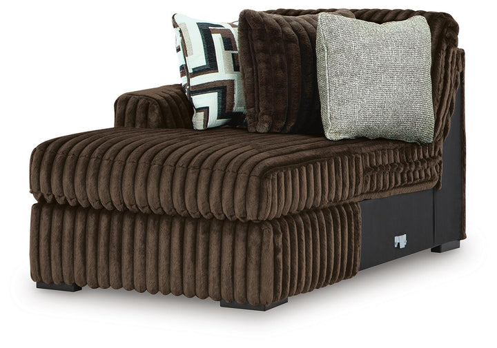 Midnight-Madness 3-Piece Sectional, Oversized Chair and Ottoman (4)