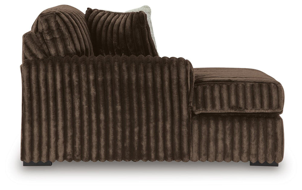 Midnight-Madness 3-Piece Double Chaise Sectional and Ottoman (6)