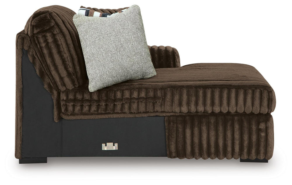 Midnight-Madness 4-Piece Sectional and Oversized Chair (4)