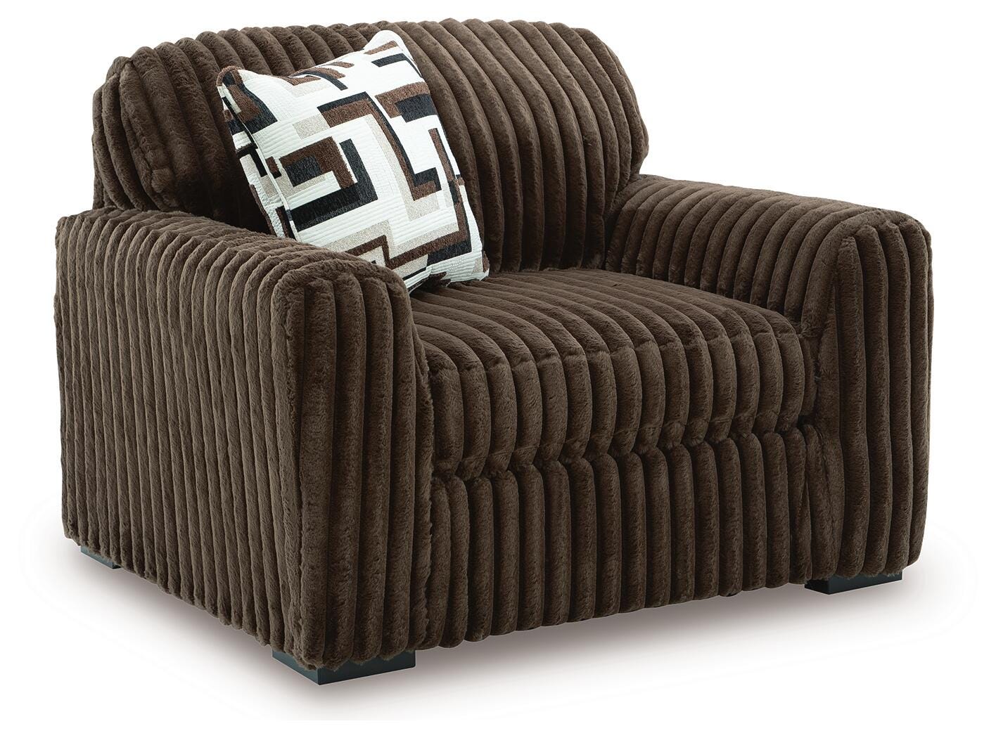 Midnight-Madness Oversized Chair - Dark Brown (1)