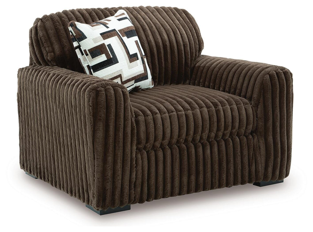 Midnight-Madness Oversized Chair - Dark Brown (1)