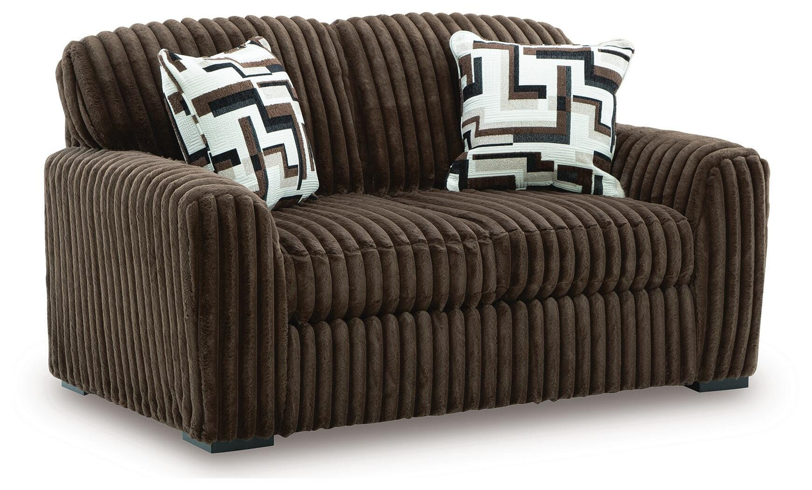 Midnight-Madness Loveseat - Dark Brown (1)