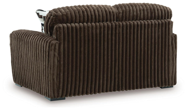 Midnight-Madness Loveseat - Dark Brown (4)