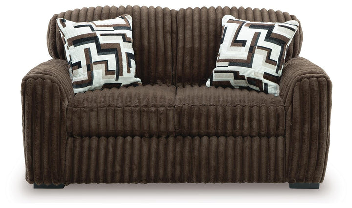 Midnight-Madness Loveseat - Dark Brown (3)