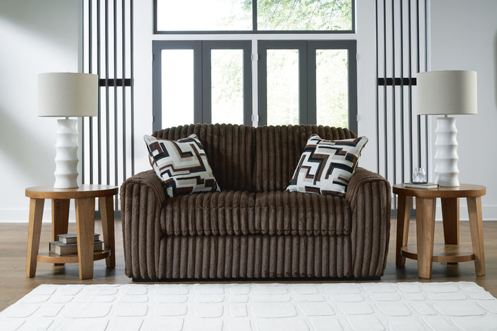 Midnight-Madness Loveseat, Oversized Chaise and Ottoman (12)