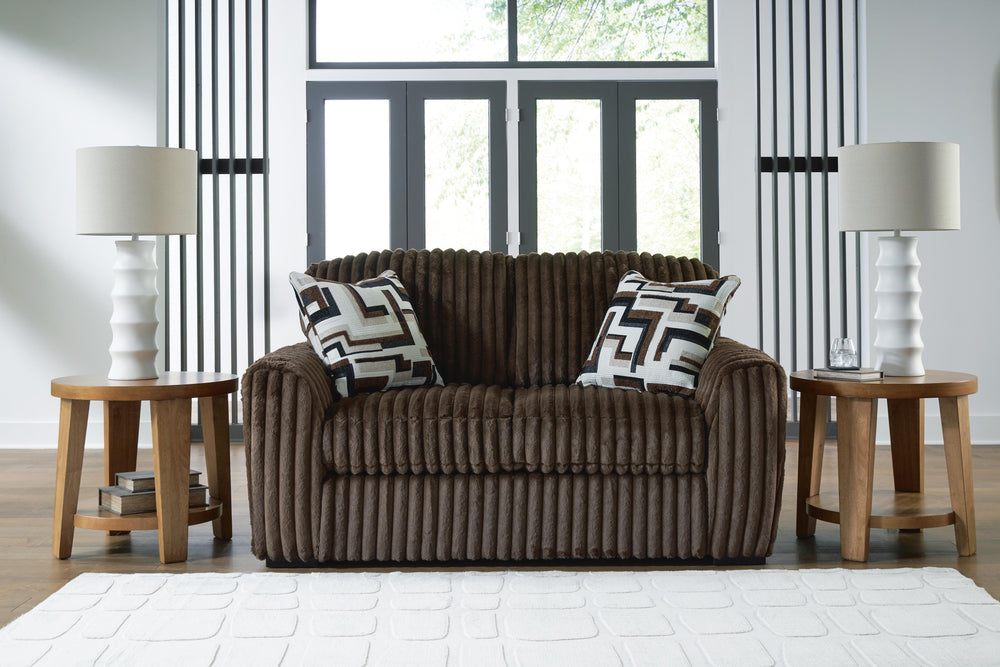 Midnight-Madness Loveseat, Oversized Chaise and Ottoman (12)