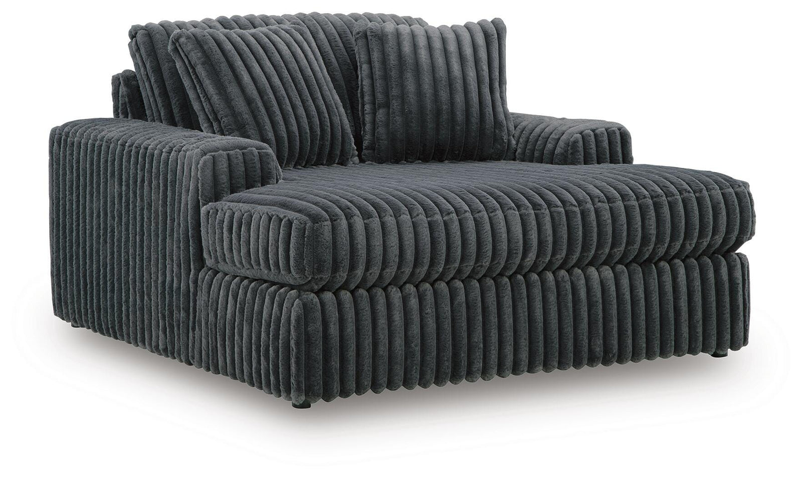 Midnight-Madness Oversized Chaise - Dark Gray (1)