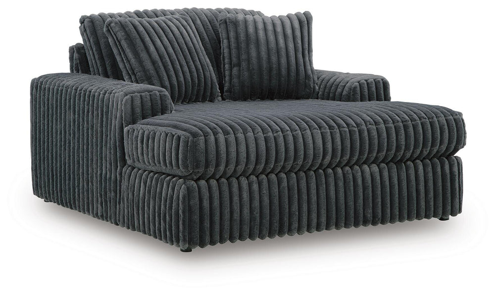 Midnight-Madness Oversized Chaise - Dark Gray (1)