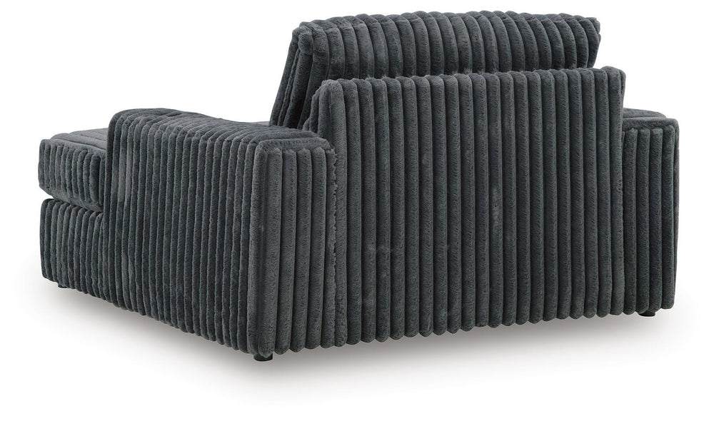 Midnight-Madness Oversized Chaise - Dark Gray (4)