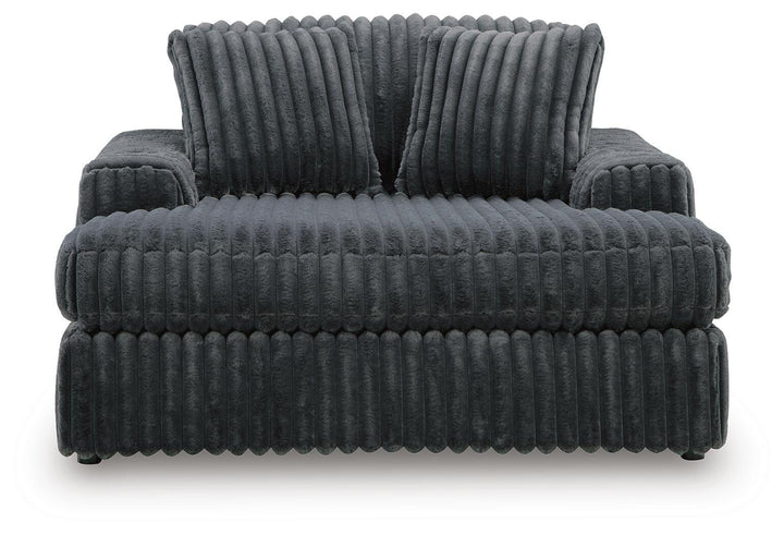 Midnight-Madness Oversized Chaise - Dark Gray (3)