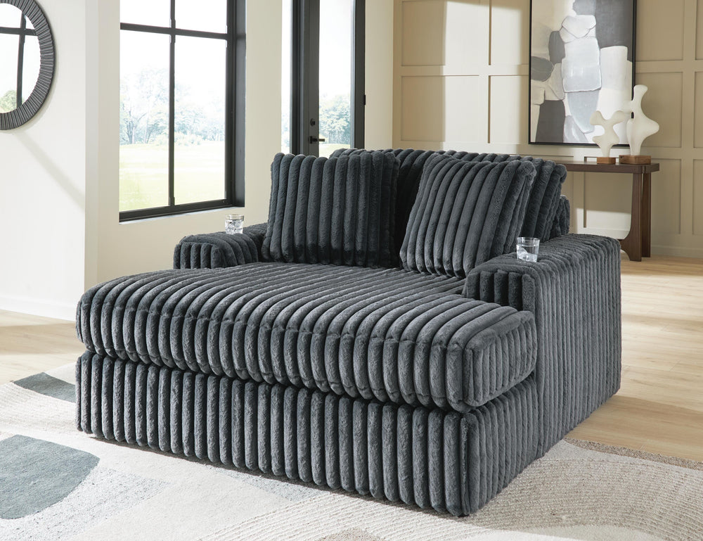 Midnight-Madness Sofa, Loveseat and Oversized Chaise (11)