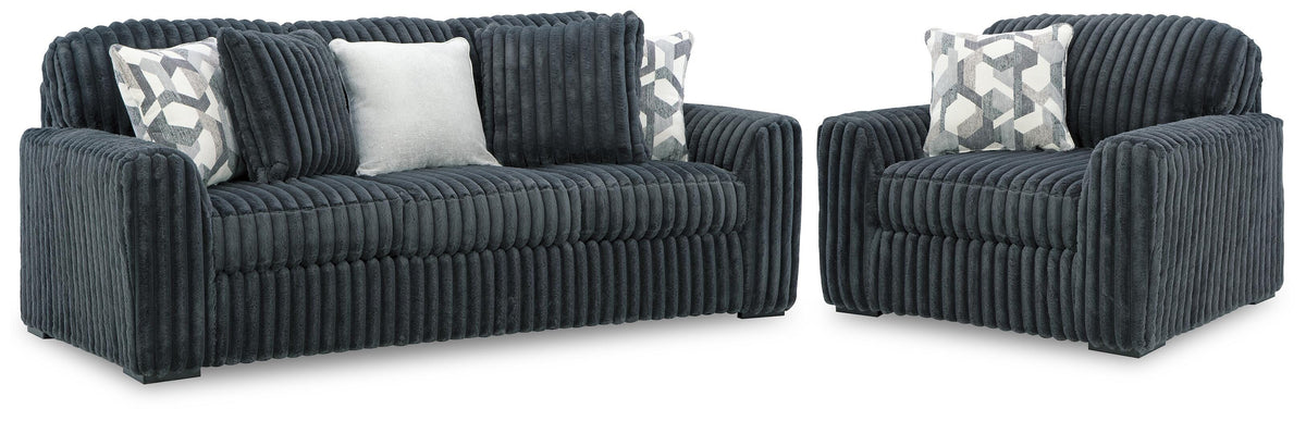 Midnight-Madness Sofa and Oversized Chair (1)