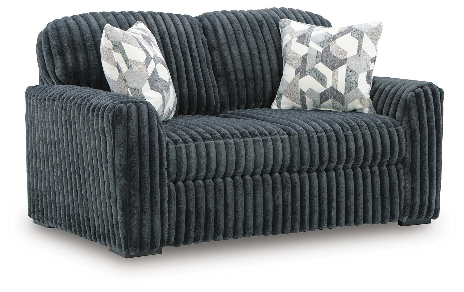 Midnight-Madness Loveseat - Dark Gray (1)