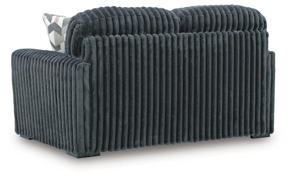 Midnight-Madness Loveseat - Dark Gray (4)