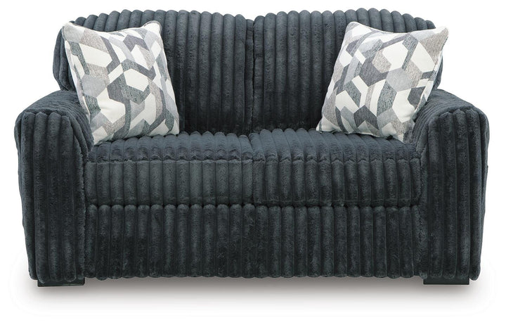 Midnight-Madness Loveseat - Dark Gray (3)
