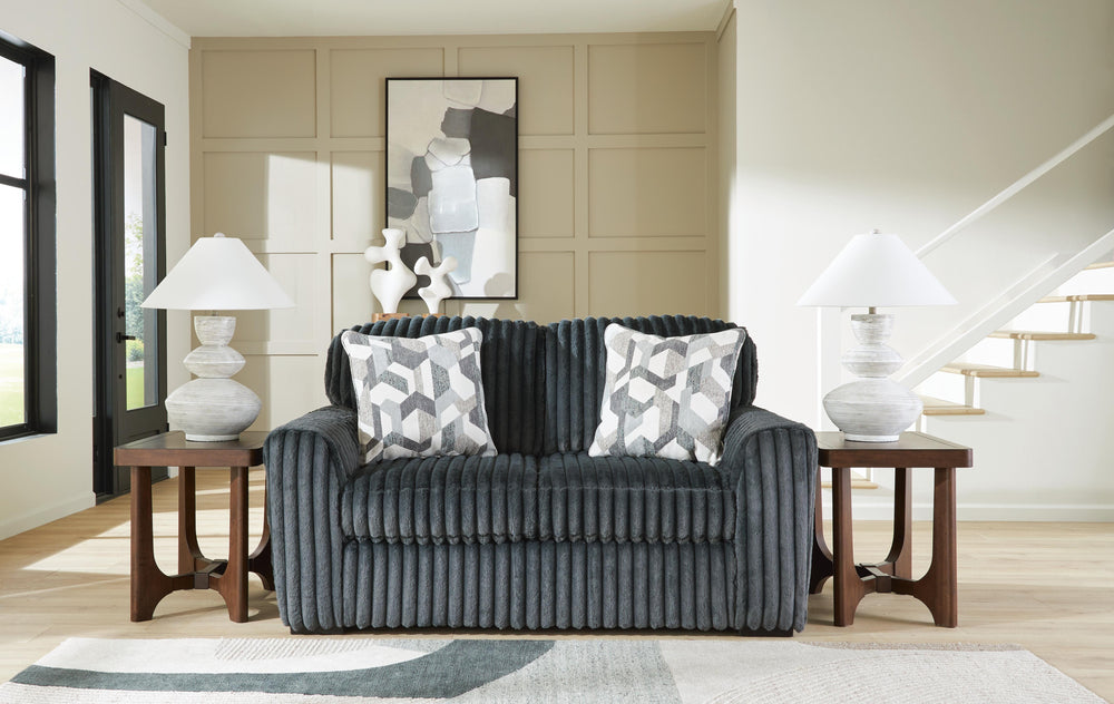 Midnight-Madness Sofa, Loveseat and Oversized Chaise (12)