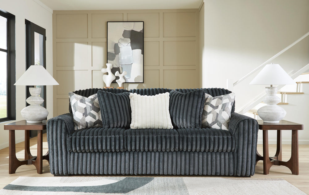 Midnight-Madness Sofa, Loveseat and Oversized Chaise (13)