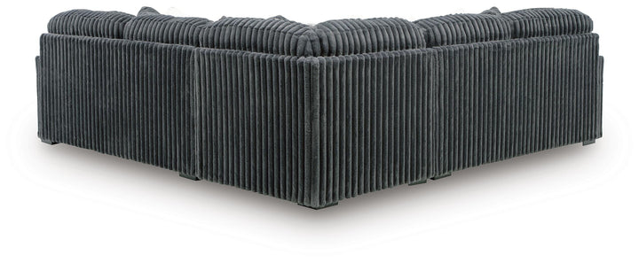 Midnight-Madness 3-Piece Sectional - Gunmetal (2)