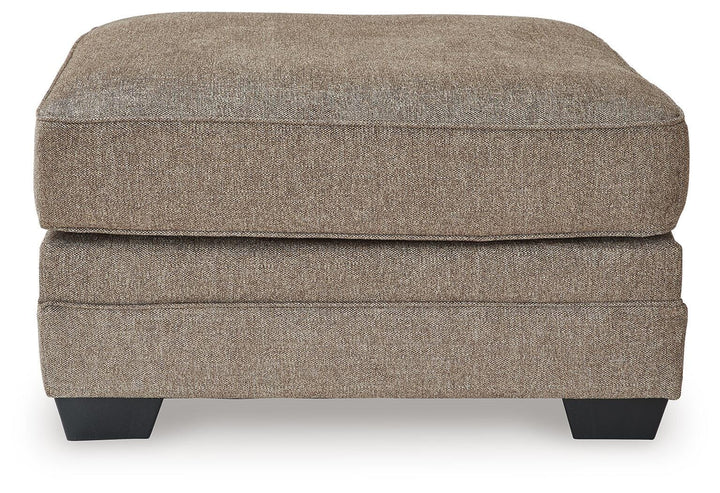 Cannonbrook Oversized Accent Ottoman - Light Brown (3)