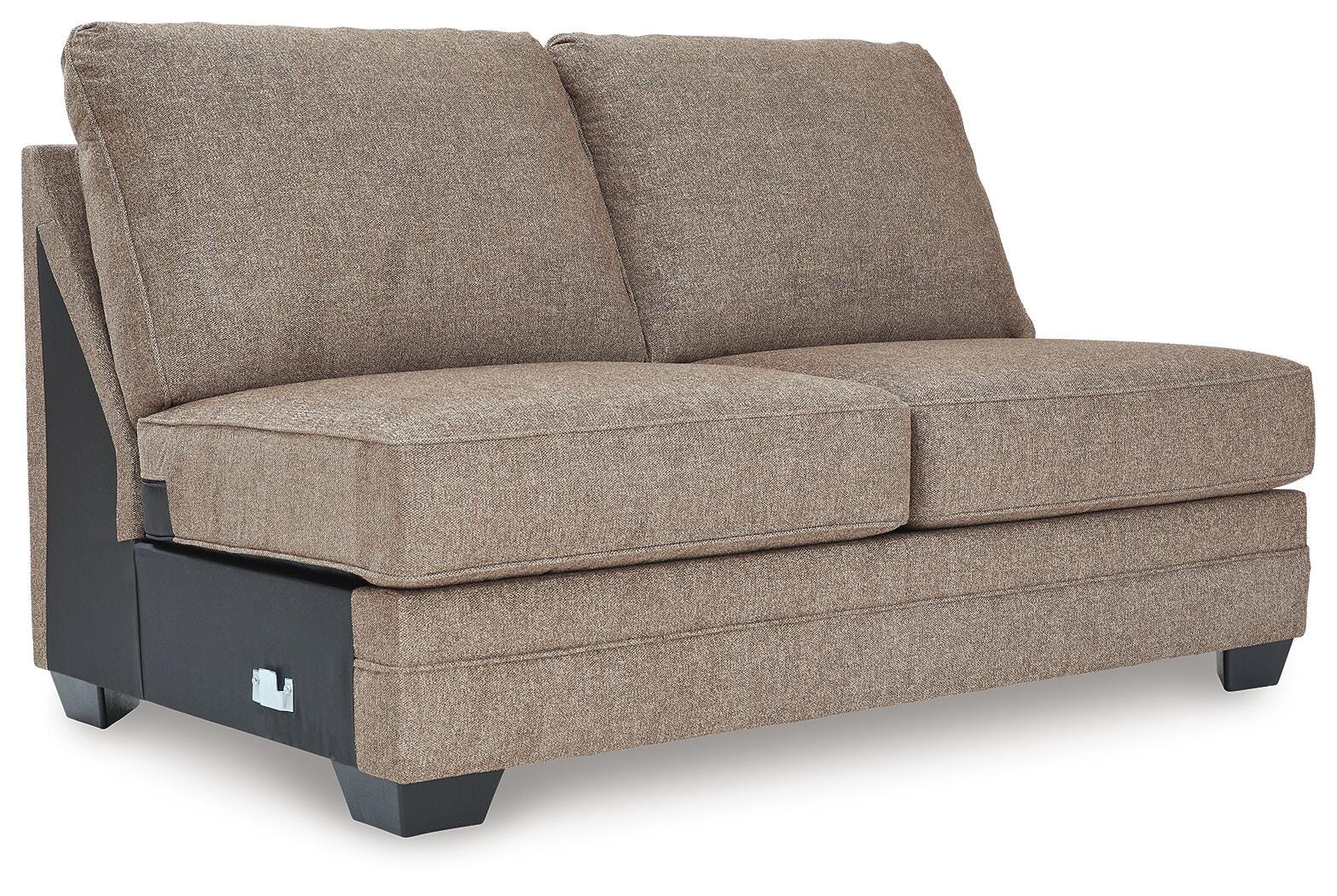 Cannonbrook Armless Loveseat - Light Brown (1)