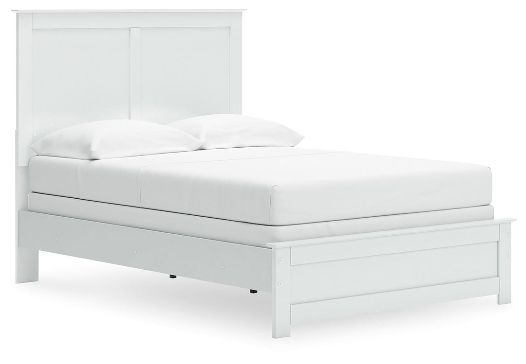 Bostwick Shoals - Full Panel Bed With Framed Footboard - White by Ashley Furniture product image