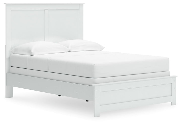 Bostwick Shoals - Full Panel Bed With Framed Footboard - White by Ashley Furniture product image