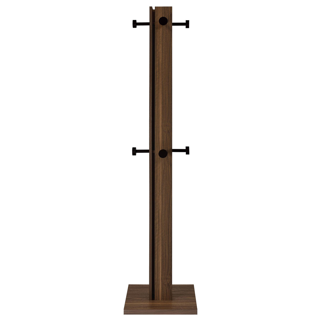 Coaster Furniture 983281 Rikkie Engineered Wood Coat Rack Walnut