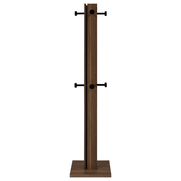 Coaster Furniture 983281 Rikkie Engineered Wood Coat Rack Walnut