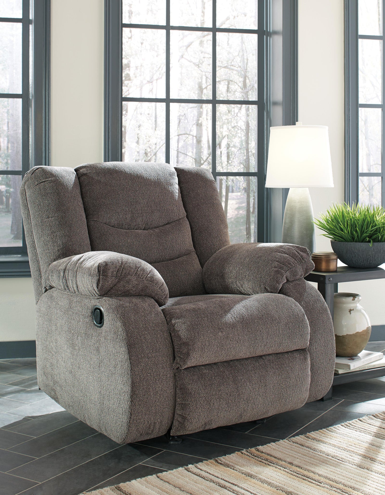 Tulen Recliner - Gray (2)
