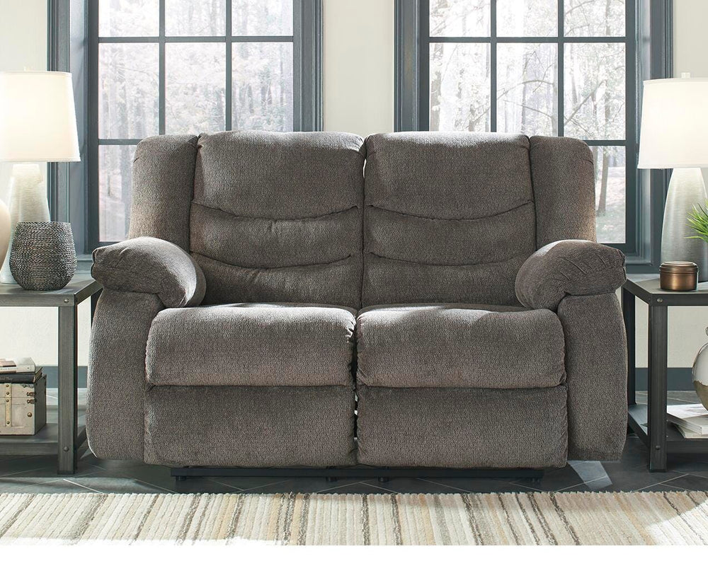 Tulen Reclining Loveseat - Gray (2)